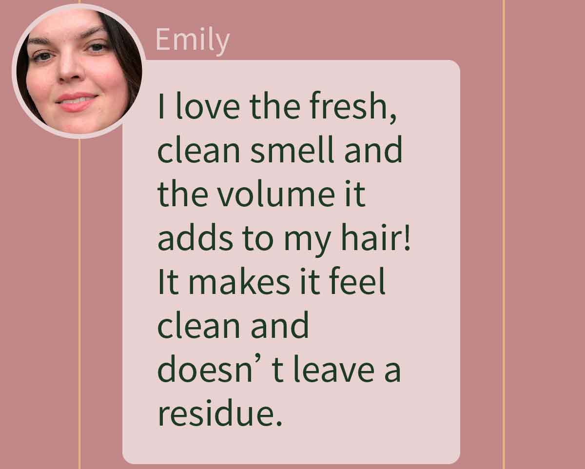 Dry Shampo Testimony