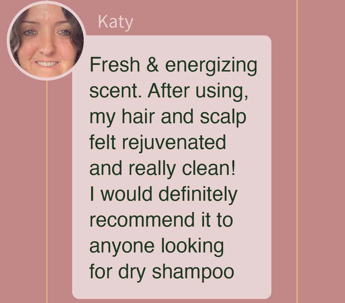 Dry Shampo Testimony